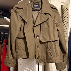 Banana Republic Women's Olive Trench Coat